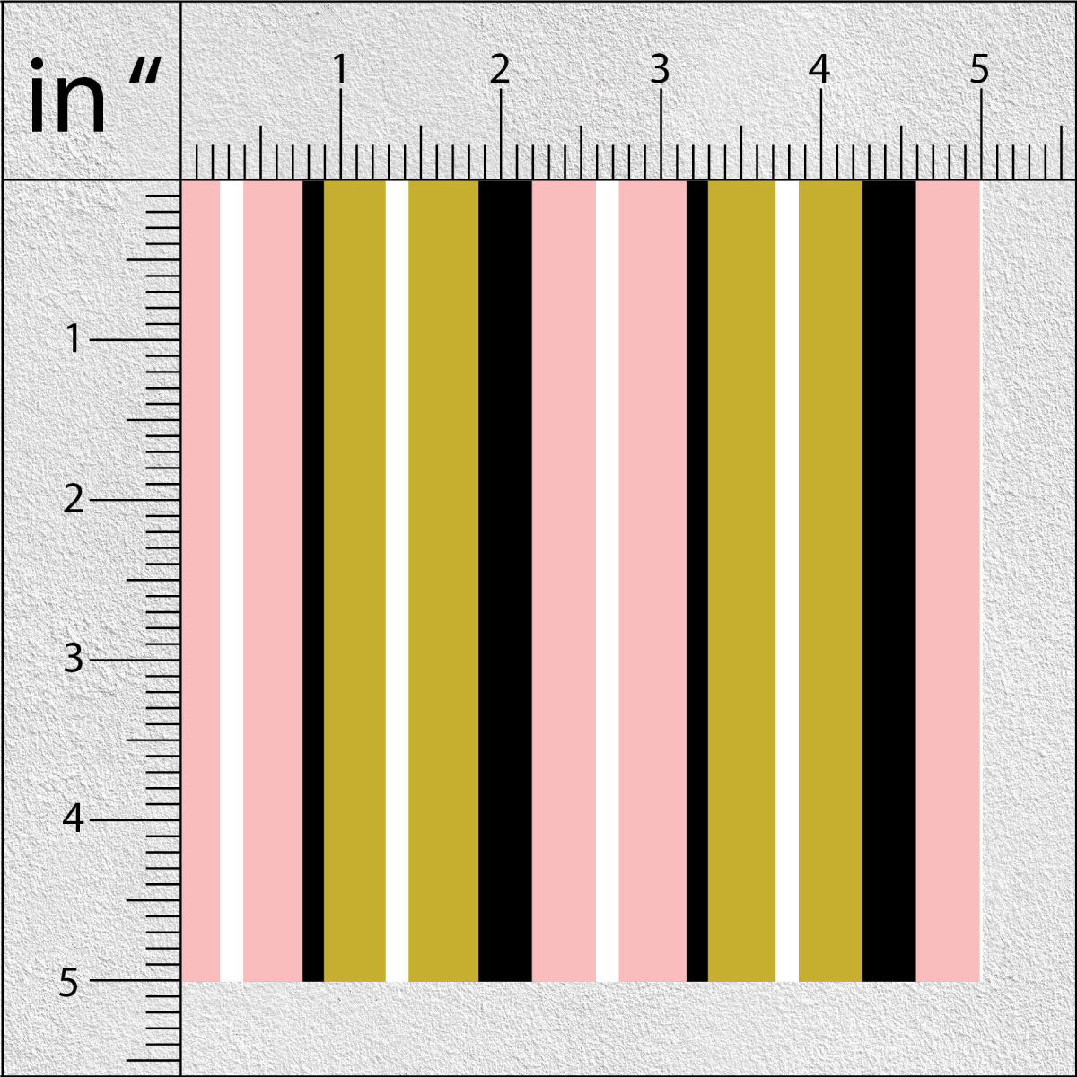 Mustard Stripes Print